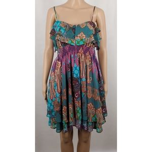 S-Twelve 🧚‍♀️ Gypsie Boho Tiered Ruffle Dress